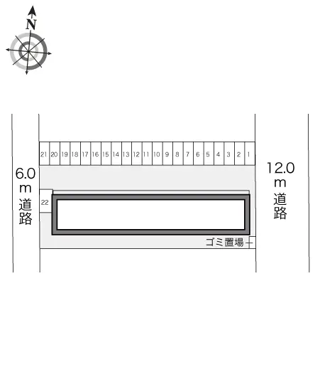 ★手数料０円★坂井市三国町三国東 月極駐車場